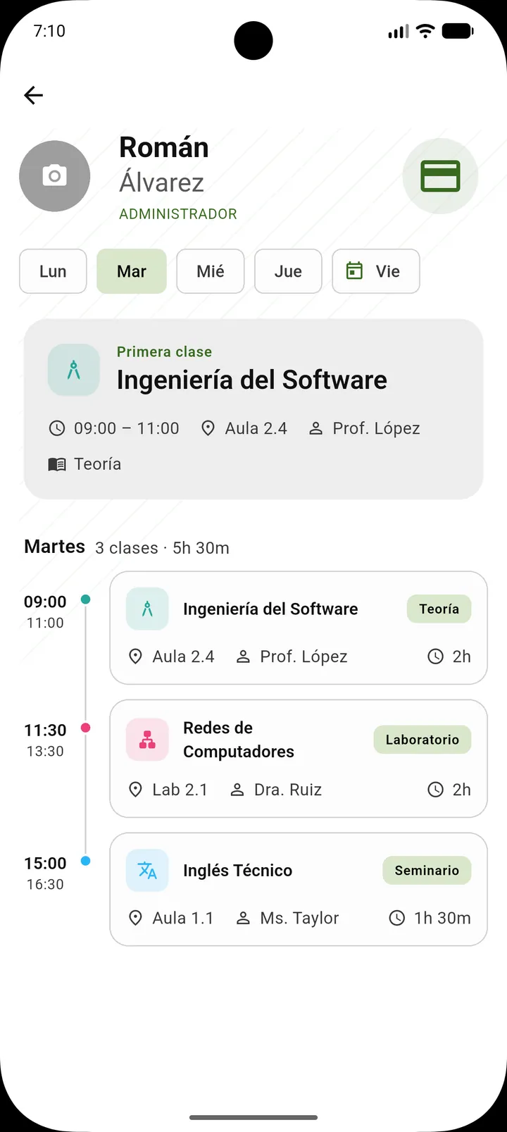 Horario